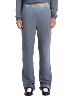 Cotton Citizen - Grey Wide Leg Lounge Pants